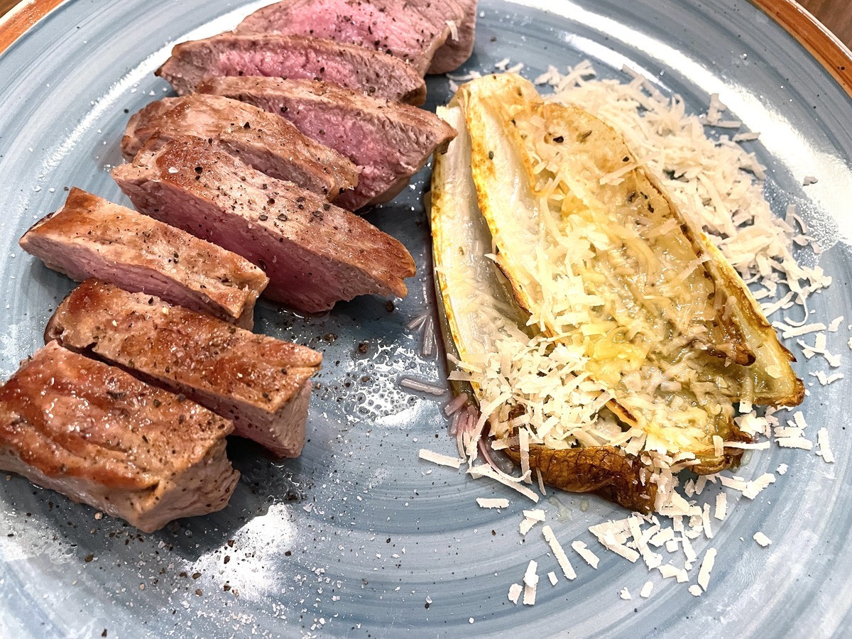 Steak mit Chicorée