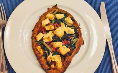 Pide mit Spinat