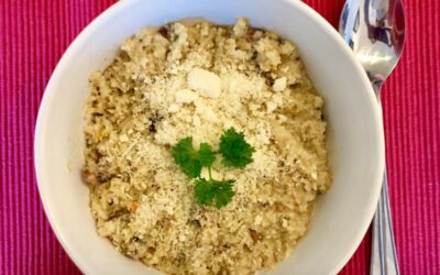 Blumenkohl Pilz Risotto