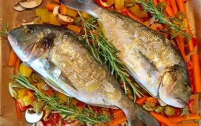 Dorade mit Ofengemüse