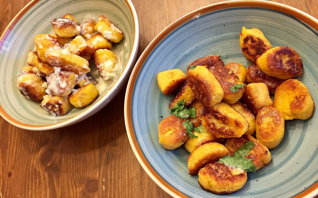 Kürbis-Gnocchi-Fritters