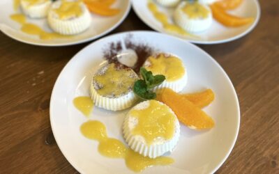 Panna Cotta mit Orangenspiegel
