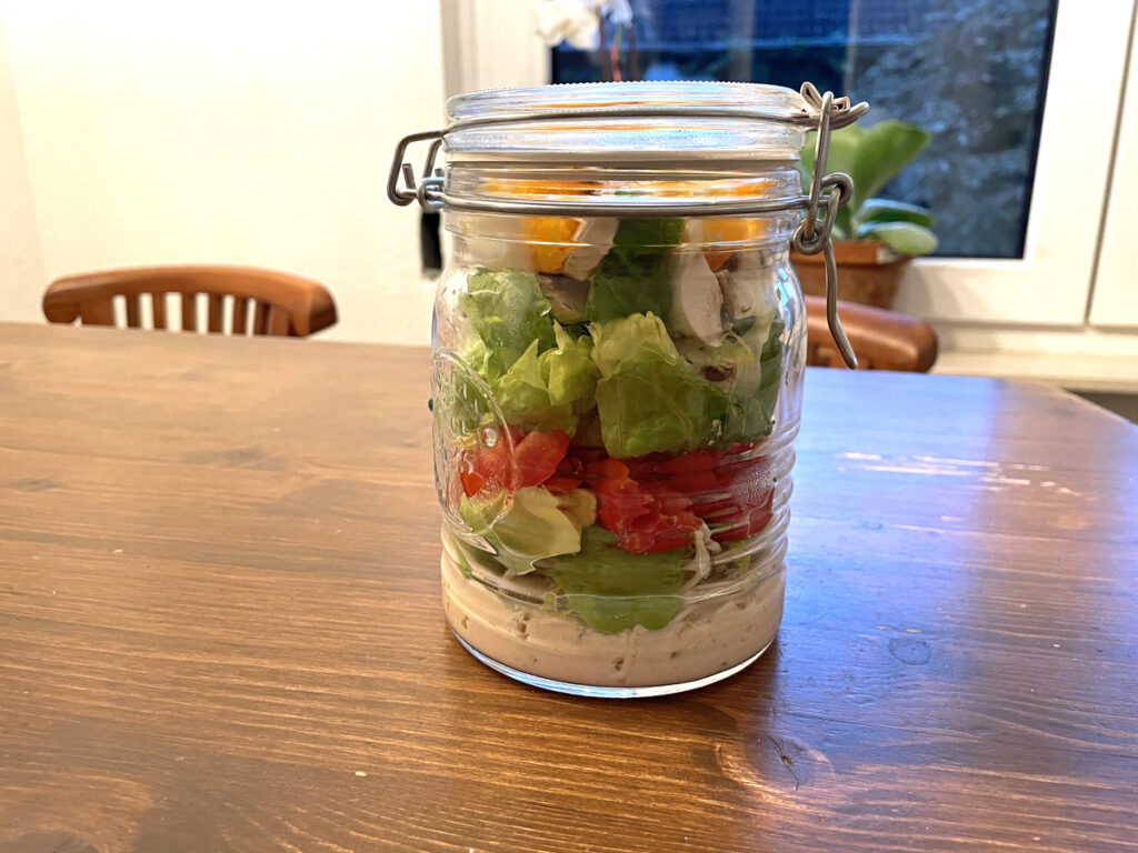 Salat im Glas - Meal Prep