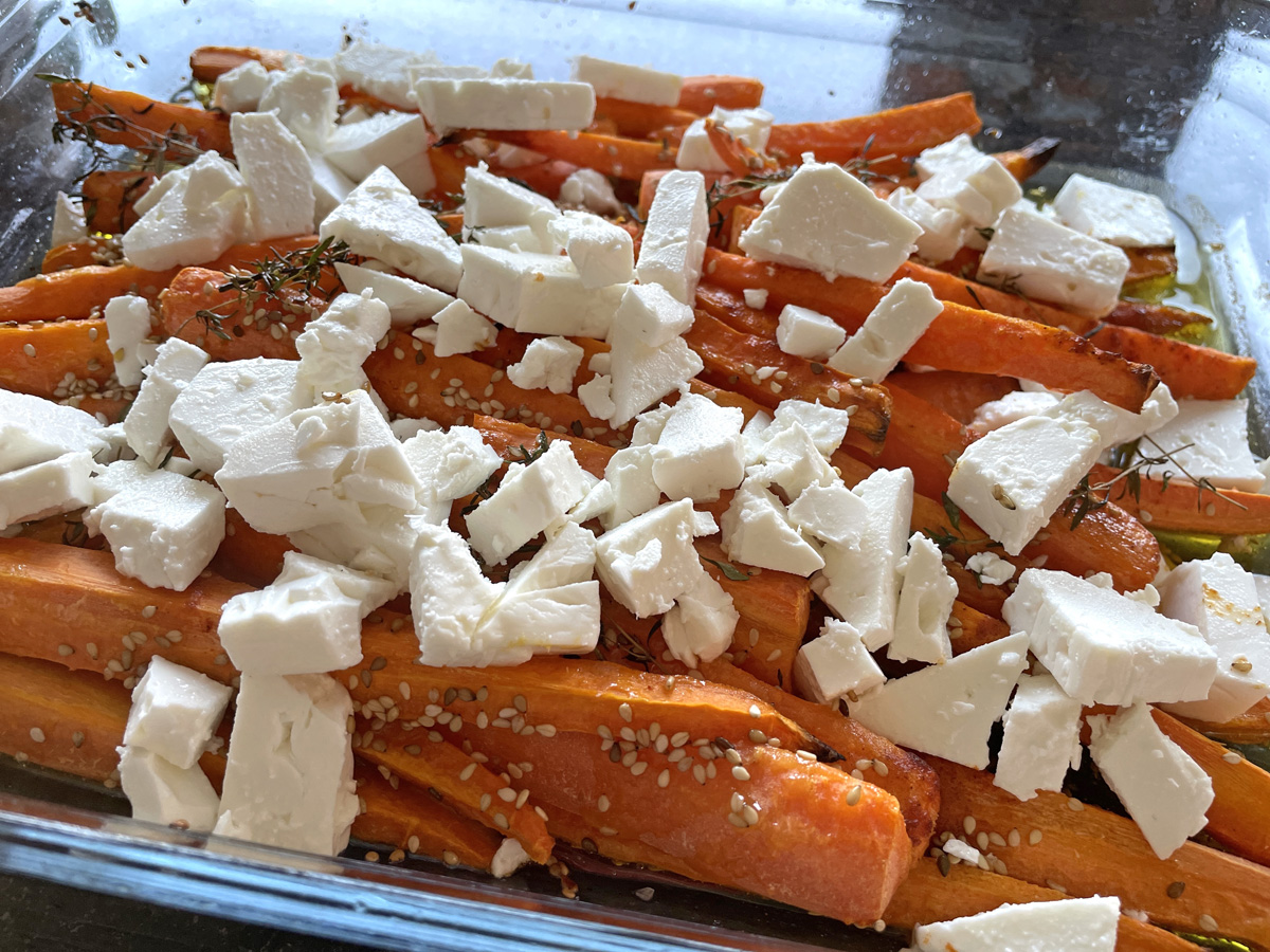 Karotten mit Feta