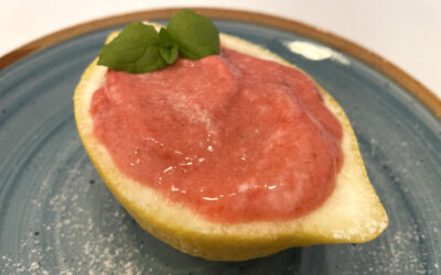 Erdbeer-Zitronen-Sorbet